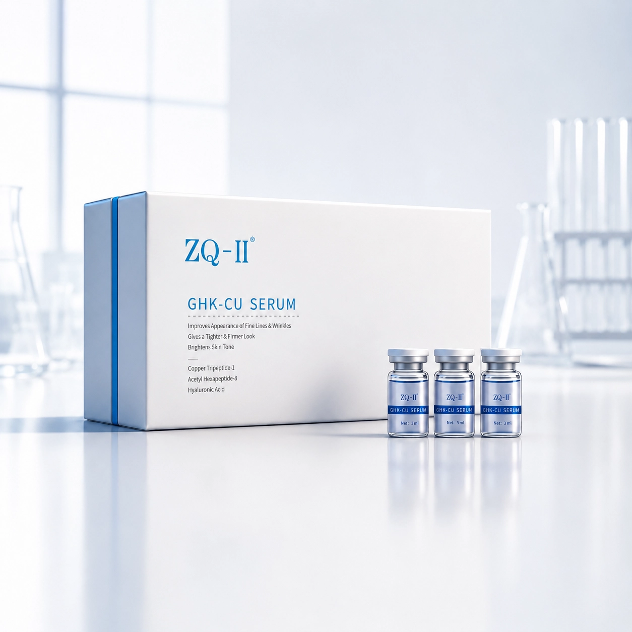 Najlepšie GHK-Cu medené peptidové sérum na regeneráciu pokožky