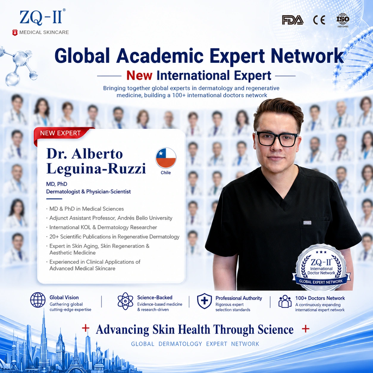 ZQ-II rozširuje svoju globálnu sieť akademických expertov o Dr. Alberto Leguina-Ruzzi