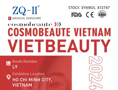 Vietbeauty x Cosmobeauté Vietnam 2024: Najdôležitejšie výsledky lekárskej starostlivosti o pleť ZQ-II