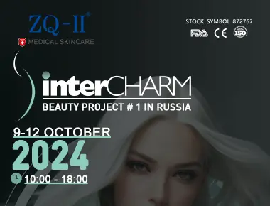ZQ-II svieti v Intercharm Moskve 2024: Úspešná ukážka inovácií starostlivosti o pleť